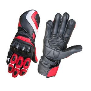 Gants de moto en cuir pour hommes, personnalisés, pour course, écran tactile, vente en gros, - Product Image 1