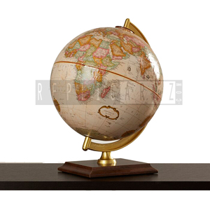 Globe terrestre de bureau Meta, éducatif, géographie, décoration artistique, métal, écologique et durable, unique - Product Image 5