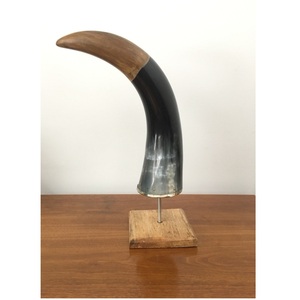 Base decorativa de madera de cuerno de vaca para vajilla Artículo decorativo para el hogar Hotel y Cuerno decorativo - Product Image 6