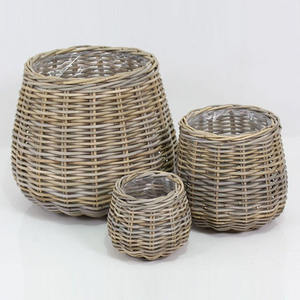 Kooboo-cesta de mimbre gris, 054313 - Product Image 2