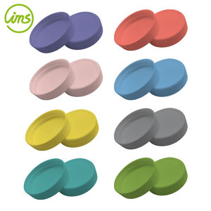 Paquete de 8 Tapas de Plástico Reutilizables de 3' de Colores, Ecológicas, para Frascos de Boca Regular, para Restaurantes y Cocina, Aptas para Camping - Product Image 3