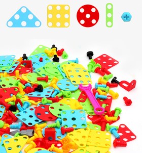 Kids Juguetes Brinquedos Educational Game Screw and Nuts Plastic Diy Construction Block <strong>Take</strong> <strong>Apart</strong> STEM <strong>Toy</strong> with Electric Drill - Product Image 6