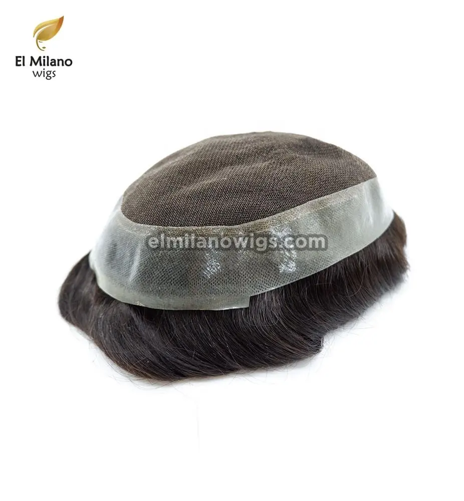 Pasar Eropa Kulit Tipis TopToupee Harga Pabrik Rambut Pria