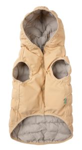 Chaqueta Aspen Beige para mascotas, cómoda chaqueta de aventura, ropa reciclada para perros - Product Image 2