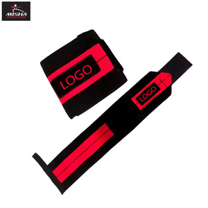 Logo personnalisé bodybuilding poignet personnalisé support de poignet Sport Enveloppements - Product Image 2