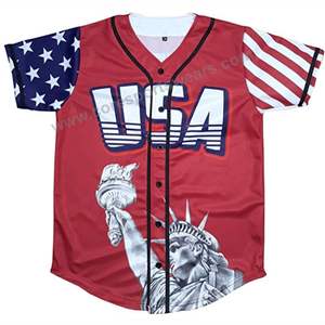 Uniforme de béisbol de tela 100% poliéster, jerseys, impresión personalizada por sublimación, uniforme para jóvenes - Product Image 3