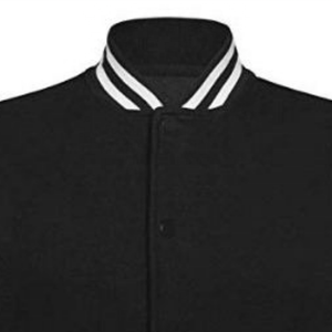 Chaqueta de béisbol polar de algodón personalizada para hombre, chaqueta blanca con letras, novedad - Product Image 6