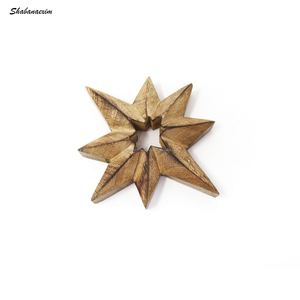 รูปปั้นนางฟ้าทำจากไม้ขนาดใหญ่เป็นมิตรกับสิ่งแวดล้อมของตกแต่งคริสต์มาสทำด้วยมือทำจากไม้ดิบ - Product Image 2