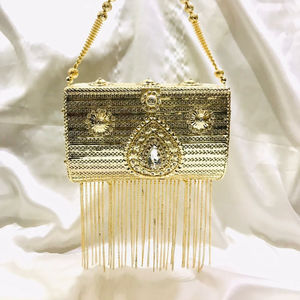 Nupcial Diseñador Metal Embragues Elegante Fiesta Desgaste Bolsos de noche - Product Image 1