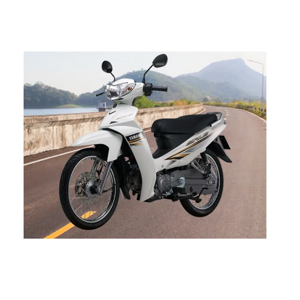 รถมอเตอร์ไซด์เกียร์ออกแบบใหม่110cc (Yamahav Su-Ri-Us) สีใหม่