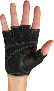 Non-Wristwrap Weightlifting Gloves with StretchBack Mesh and Leather Palm - Product Image 3