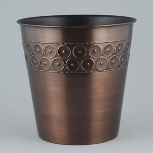 Macetas galvanizadas de Metal en forma de cubo, decoración de jardín con diseño antiguo - Product Image 6