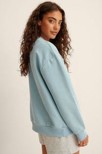 Sudadera con capucha corta informal para mujer, bordada, oversize, con cremallera, manga larga, con cordón, ropa exterior sexy OEM, tallas grandes - Product Image 3