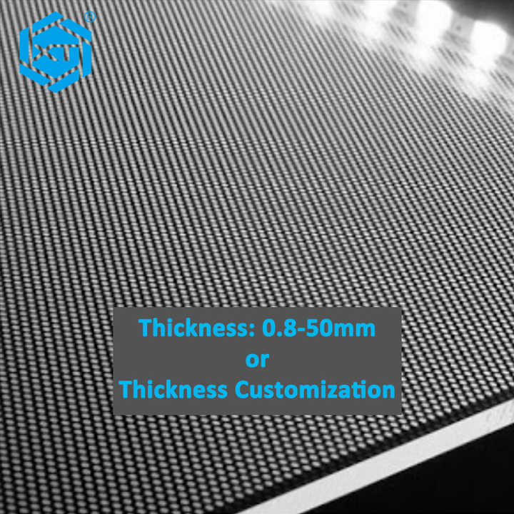 LGP Acrylic Diffuser Glass Polystyrene PS Sheet Supplier LED 50 Industrial Transparent Led Panel 128 Pixel 50cmx50cm Power 70