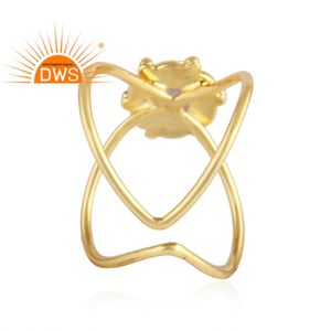 925เงินสาวแฟชั่นแหวนเครื่องประดับผู้ค้าส่งที่น่ารักโอปอลแหวน18พันสีเหลืองทองชุบเงินผู้จัดจำหน่ายเครื่องประดับ - Product Image 3