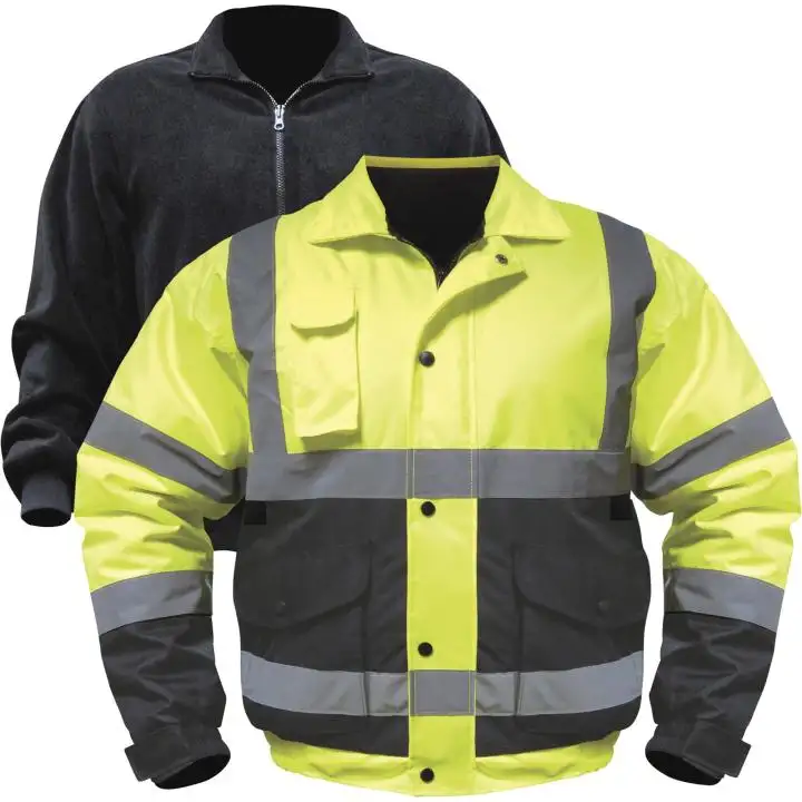 Custom Winter Waterproof Work Wear Clothing Working Clothes Reflective Construction Men's Jacket