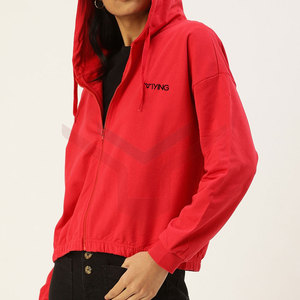 Sudadera corta con capucha para mujer, con logotipo personalizado, talla grande, cómoda, con cordón, Top corto, gran oferta - Product Image 4