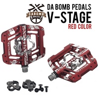 Pédales de VTT OEM DABOMB en aluminium usiné de 12 mm d'épaisseur, ultralégères, pour descente et enduro, clipless/plates, 100x110 mm, étanches