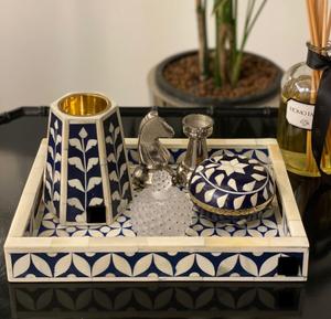 <b>Eid</b> <b>Gift</b> Religious Bone Inlay Tray Bakhoor Burner Set Mother Pearl Bakhoor Mabkhar Resin Incense Burner Axiom Home Accents - Product Image 6