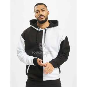 Sweat à capuche pour hommes, vêtements de rue, grande taille, couleur unie, 100% Polyester, couleur unie, personnalisable, vente en gros - Product Image 5