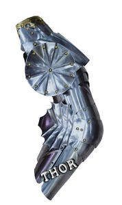 De acero inoxidable armadura protector de brazo de caballero traje de Halloween - Product Image 3