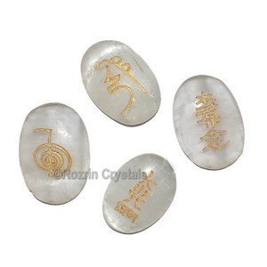 ชุดเรกิทรง Ovel Selenite Ovel,ชุดเรกิรูปร่าง Selenite Ovel คุณภาพสูง - Product Image 1