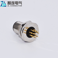 M12 4 Pin 5 Pin 8 Pin PCB Connector Female/ Male Electrical Connectors
