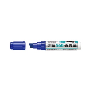 NO. 560 JUMBO <b>PERMANENT</b> <b>MARKER</b> with Oblique Brush Tip - Product Image 2
