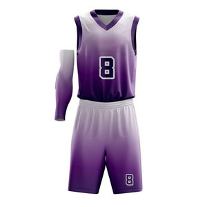 Maillot de basketball personnalisé à séchage rapide, respirant, en maille, vêtement de sport de qualité supérieure, sublimation, uniforme d'équipe unisexe, manches courtes, printemps-été - Product Image 3