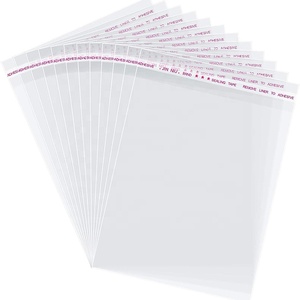 Bao bì nhựa trong suốt tự dính dùng để đóng gói kẹo, quần áo, hàng may mặc, chất liệu BOPP/<span class=keywords><strong>OPP</strong></span> - Product Image 1