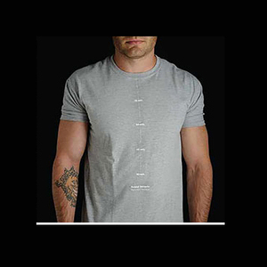 T-shirt haute couture pour hommes, tenue de sport avec les paramètres de temps, nouveau style - Product Image 3