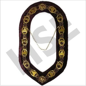 Collier maille, accessoire de mode, existe en violet - Product Image 4