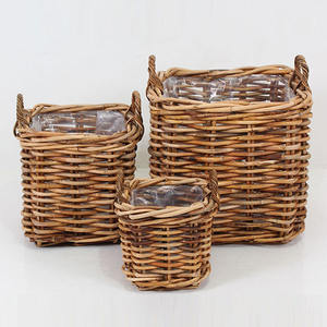 Cesta de Ratán CL Natural 48848 Juego/3 - Product Image 1