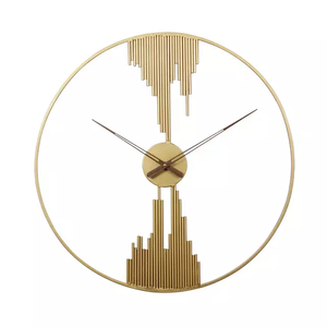 Antique Pendulum Metal Framed Home Decor square Decorative Large Wall <b>Clock</b> - Product Image 1