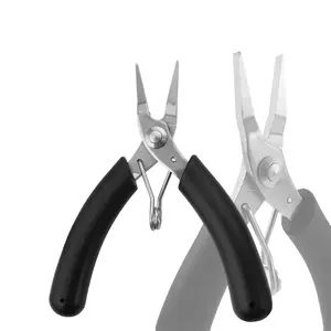 High quality Mini Pliers 4 inch Flat Nose Pliers alicates Slim Nipper for fishing hand tools electrical gardening Jewelry MP 102