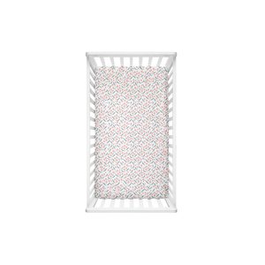 100% Organic Cotton Comfortable Printed Knitted <b>Baby</b> Fitted Crib Sheet <b>Muslin</b> Technique - Product Image 1