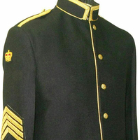 Tunique pour homme en laine 100% tricotée vintage personnalisable, vestes de tambourinier, nouvelle mode, design OEM, vestes pour homme
