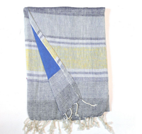 Toalla de Playa Turca Kikoy 100% Algodón, a Rayas, Moderna, Ecológica, de Secado Rápido, Promocional, de Exportación en India