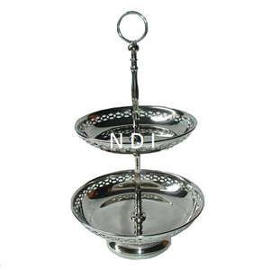 Présentoir à gâteau en métal de célébration de fête d'anniversaire présentoir de gâteau de tasse de dessert de finition brillante de qualité standard élevée - Product Image 3