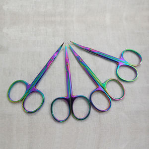 Ciseaux à ongles à lame incurvée colorée classique outil de manucure durable en acier inoxydable tranchant pour le soin et la beauté des ongles - Product Image 6