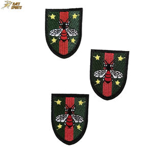 Parches de Encaje Bordados en 3D de Alta Calidad al por Mayor, Hechos a Medida con Borde Merrow, Diseño Moderno, Alta Adhesión, Lona de Algodón - Product Image 6