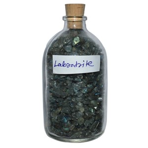 Mejor vendedor de Labrodrite Chips Botella de piedras preciosas: Labrodrite Chips Botella de piedras preciosas para la venta piedra semipreciosa artesanía india - Product Image 1