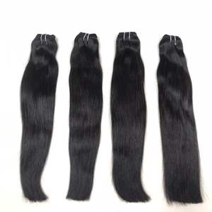 Extensions de cheveux naturels pour femmes, qualité supérieure, lisses, cuticules, vierges, Double trame faite Machine, prix vente en gros - Product Image 1