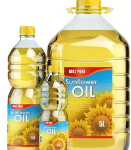 Aceite de girasol refinado, aceite de cocina de calidad superior, orgánico, no GMO