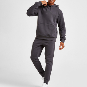 Latest Design Wholesale Custom Sportswear Fitness Sweatsuit Tow Piece Track Suit For Men - Product Image 1