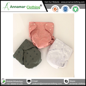 2021 Hot Sale Free Sample Organic Cotton Cloth Nappy Reusable Cloth Diaper - Product Image 2