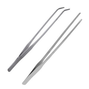 Professional High Quality Stainless Steel Long <b>Rang</b> Aquarium Tweezers With Custom Logo and Custom Packing Aquarium Tweezers - Product Image 2