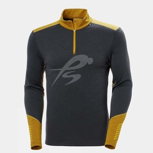 Men's Custom Made Printed 2026 Wholesale <b>Compression</b> Warm Base layer Top Half Zipper Long Sleeve Under Shirt Crew Neck - Product Image 1
