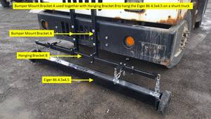 Soporte de montaje para parachoques de camión pesado A - Product Image 4