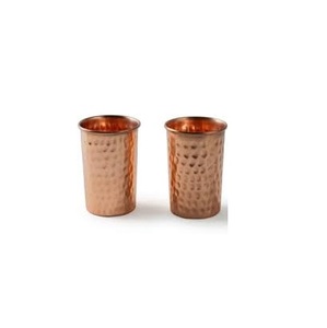 Conception à boire en verre de cuivre de haute qualité avec verre martelé pour hôtel de cuisine à un prix abordable - Product Image 3